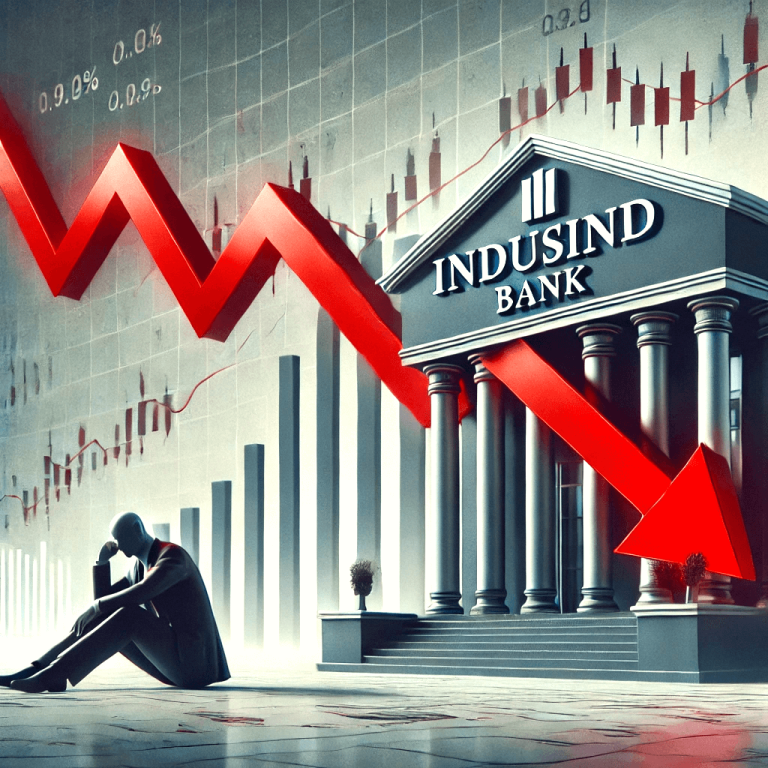 IndusInd Bank share price drops amid forex issues and leadership uncertainty.